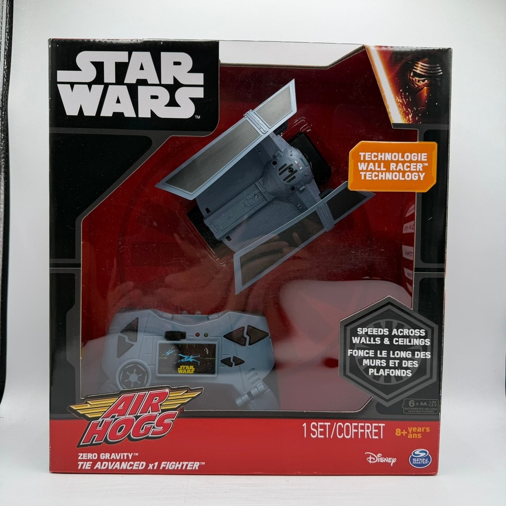 Air Hogs Star Wars Zero Gravity TIE Advanced x1 Fighter RC Wall Racer Sealed New - Picture 1 of 7